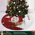 thumbnail image 6 of GZHJMY Christmas Christmas Tree Skirt Home Decoration Large Round Christmas Tree Skirt for Holiday Party Home Christmas Day Ornaments, 47.2", 6 of 6
