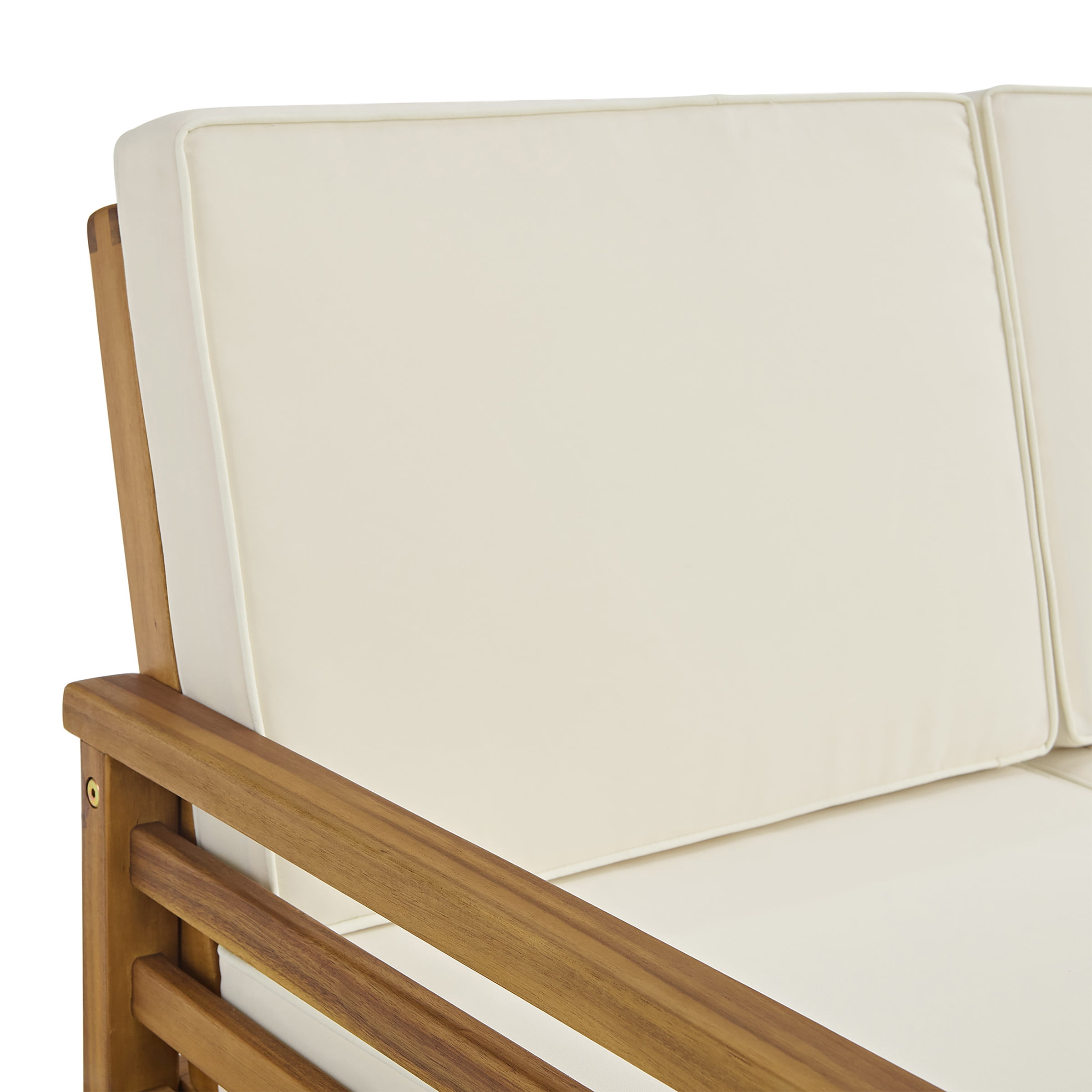 Alaterre Furniture Okemo Acacia Wood Outdoor Couch