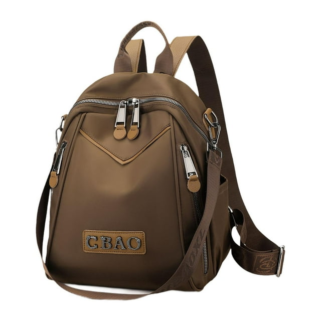 Esquirla Sac à Dos Femme Décontracté Résistant à l'Eau pour Rue Vacances Extérieur Café