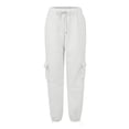 thumbnail image 4 of WILLBEST Pantalones Casuales para Mujer, de Cintura Alta, Lisos, con Cordones, para el Trabajo, con Bolsillo y Pierna Recta, para Uso Diario y Diario. Chica, 4 of 6