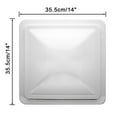 thumbnail image 3 of White RV Roof Vent Lid Cover For Caravan Motorhome Camper PP Plastic Air Ventilation Cover Replacement Kit Car Accessories ,Effortless Installation, 3 of 6