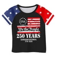 thumbnail image 4 of FINALGANG Kids 4th Of July T-Shirt 250th Anniversary Usa Shirts Boys Girls American Flag T-Shirt Summer Patriotic Tops Children's Independence Day Tshirts 10-11 Years, 4 of 4