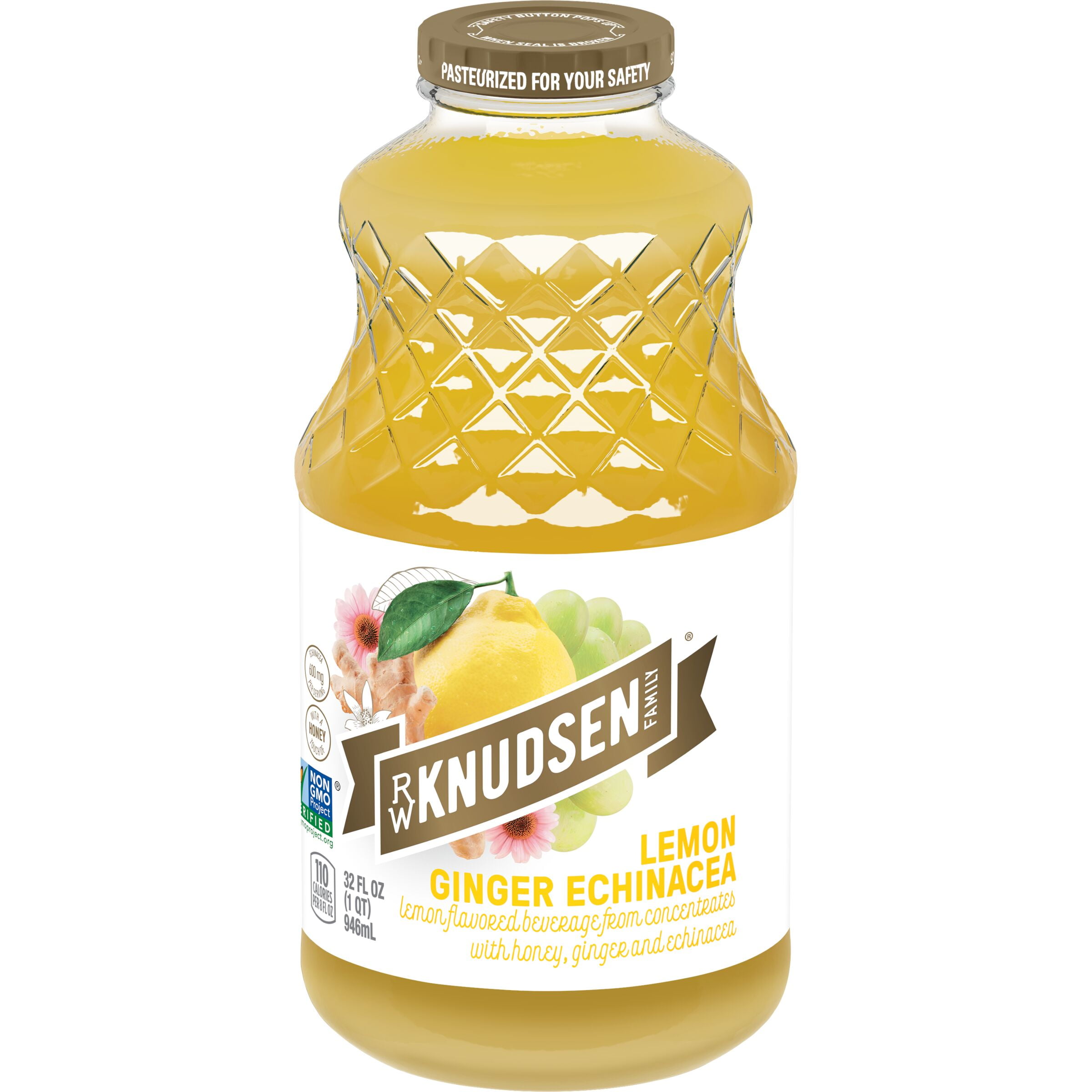 R.W. Knudsen Family Lemon Ginger Echinacea Flavored Beverage