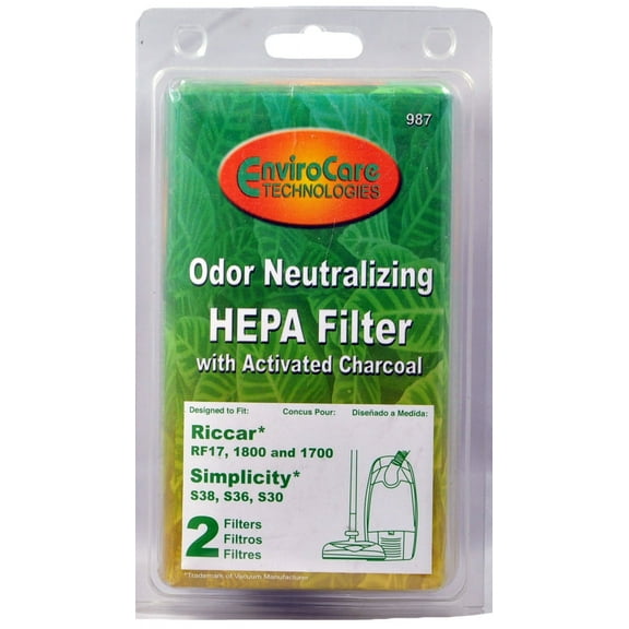 Riccar RF17, 1800, Simplicity Canister Vacuum Filter RSR-1809