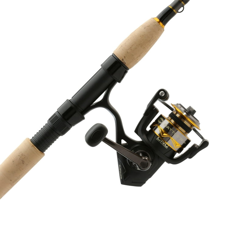 PENN Battle IV Spinning Fishing Combo, 6'6