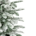 thumbnail image 6 of Northlight Flocked Pine Potted Artificial Christmas Tree - 28" - Unlit, 6 of 8