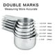 thumbnail image 5 of Juego de tazas y cucharas medidoras Ejoyous de acero inoxidable 304, 13 piezas, para cocina, 5 of 12
