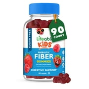 Lifeable Sugar Free Prebiotic Fiber for Kids - 4g - 90 Gummies