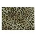 thumbnail image 2 of Leopard Print Cutting Board, Skin Pattern of a Wild Safari Animal Powerful Panthera Big Cat, Decorative Tempered Glass Cutting and Serving Board, Large Size, Pale Brown Black, by Ambesonne, 2 of 5