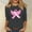 Dark Gray, variant on Breast Cancer Print Tops Casual Pullover Blouse Wowen's Graphic Tees Long Sleeve Shirts Fall Winter Crewneck Comfy Shirts Dark Gray S