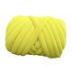 thumbnail image 5 of Hilo grueso, hilo grueso voluminoso, hilo jumbo lavable tejido a mano de 500 g, para macramé, Limon amarillo, 5 of 9