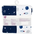 thumbnail image 2 of Parent's Choice White and Blue Cotton Fitted Crib Sheets, 2 Count, 2 of 3