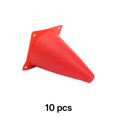 thumbnail image 1 of MesaSe 10 Pcs Cônes de Signalisation Empilables Cônes de Rangement Roulants Simples à Organiser Cônes de Sécurité Gain de Place Rouges 6.2*6.2*9.4 Po, 1 of 4