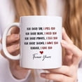 thumbnail image 4 of Mugs His And Hers Gifts Novelty Coffee For Couple From Husband Wife For Everyday I Miss You For Every Hour I Need You White Ceramic 11 15oz Cup Gifts For Men Women On Valentines Wedding, 4 of 8