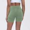 thumbnail image 6 of LWavelet Women's High Waist Tailored Pleated Shorts for Office & Casual Wear Green S, 6 of 8