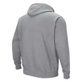 thumbnail image 3 of Men's Colosseum Heather Gray Nebraska Huskers Arch & Logo 3.0 Pullover Hoodie, 3 of 3