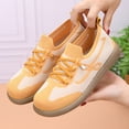 thumbnail image 5 of Willtoo Womens Slip On Knit Walking Sneakers Breathable Mesh Casual Flat Shoes Comfort Lace-Up Platform Daily Travel Shoes, 5 of 5