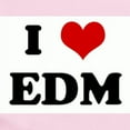 thumbnail image 2 of CafePress - I Love EDM Infant Bodysuit - Baby Light Bodysuit, Size Newborn - 24 Months, 2 of 4
