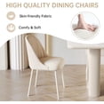Dining Room Furniture White 6Pc Dining Set Table 4 Side Chairs And A B