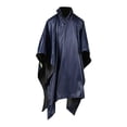 thumbnail image 3 of hengtong Raincoat with Drawstring Hood EVA Rain Jacket for Camping Outdoor Activities Navy blue, 3 of 9
