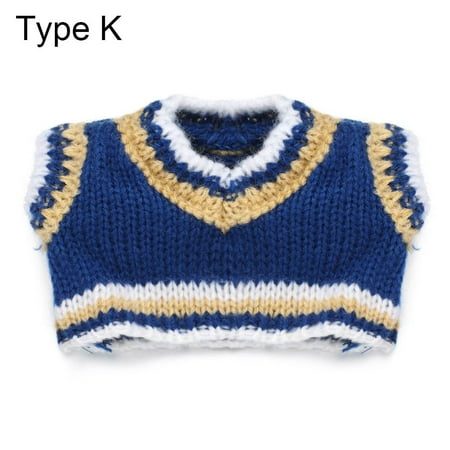 

Handmade DIY Accessories Makeup Doll Clothes Sweater Wool Hat Doll vest TYPE K