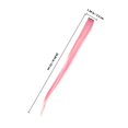 thumbnail image 2 of FESTFENDS 10Ud Extensiones De Para Mujer De Color Rosa Para Peinados DIY En Ocasiones Especiales, 2 of 8