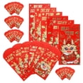 thumbnail image 1 of HINTRMENT Enveloppes Rouges Chinoises avec Éléments Traditionnels pour la Maison en Papier Épais Taille Appropriée pour Cartes de Vœux, 1 of 6