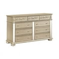 thumbnail image 6 of Heidi 4-piece Queen Tufted Upholstered Bedroom Set Metallic Platinum, 6 of 7