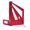 Red-Metric, variant on Riousery 3D Multi-Angle Measuring Ruler Red Metric Woodworking Tool (4.41 x 3.11 x 3.23 inches / 11.2 x 7.9 x 8.2 cm) Precise Aluminum Alloy Carpenter Square Scribing & Layout Gauge