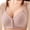A1_Light Ashy, variant on Bras for Older Women Front Closure Plus Size Comfy Breathable Full Support Bra with Support and Lift Floral Printed No Underwire Bras V Neck Adjustable Strap Support Bralette Beige Xl