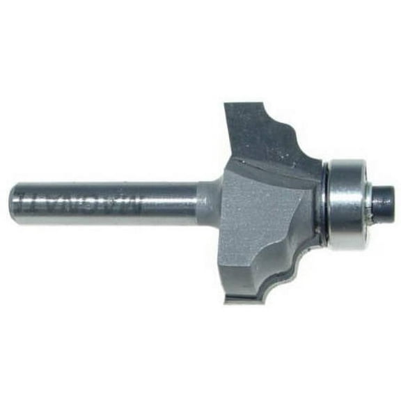 Magnate 3904 Wavy Edge Router Bit — 9/16" Cutting Height; 1/4" Shank Diameter; 2-1/8" Overall Length; 1/8" Radius; 1-1/8" Overall Diameter