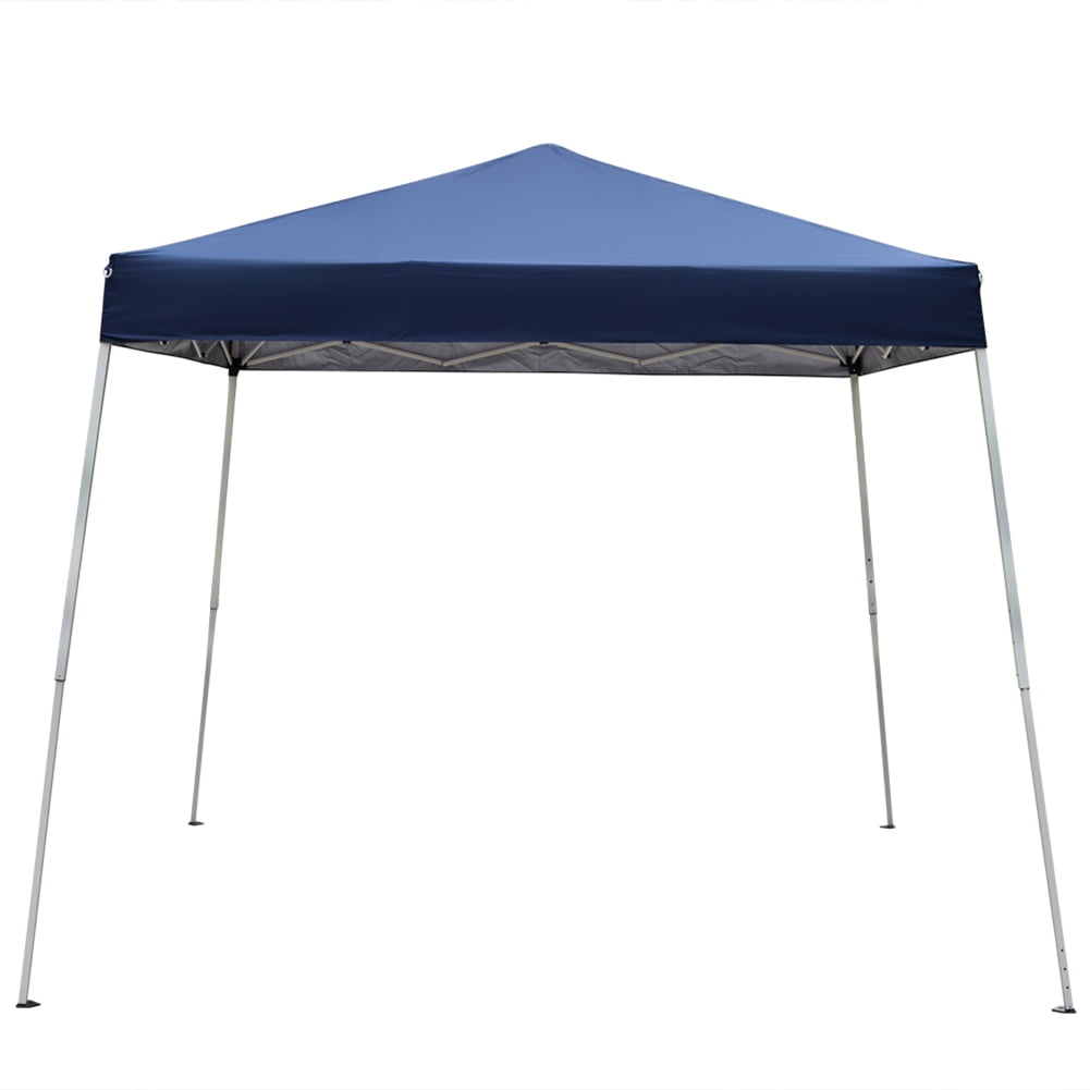 Aimee Lii 118"x118" Canopy Tent Awnings for Decks, Backyard Canopy Gazebo, Awnings for Patio Waterproof, Outdoor Patio Awnings for Party Camping BBQ Events, Blue