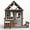 Brown+Gray, variant on iYofe Outdoor Playhouse for Kids 3+, Wood Kids Playhouse with Outdoor Kitchen, Snack-Bar & Gardening Kit, Toddler Playhouse Kids Outdoor Playset Equipment for Interactive Play, Wood Color