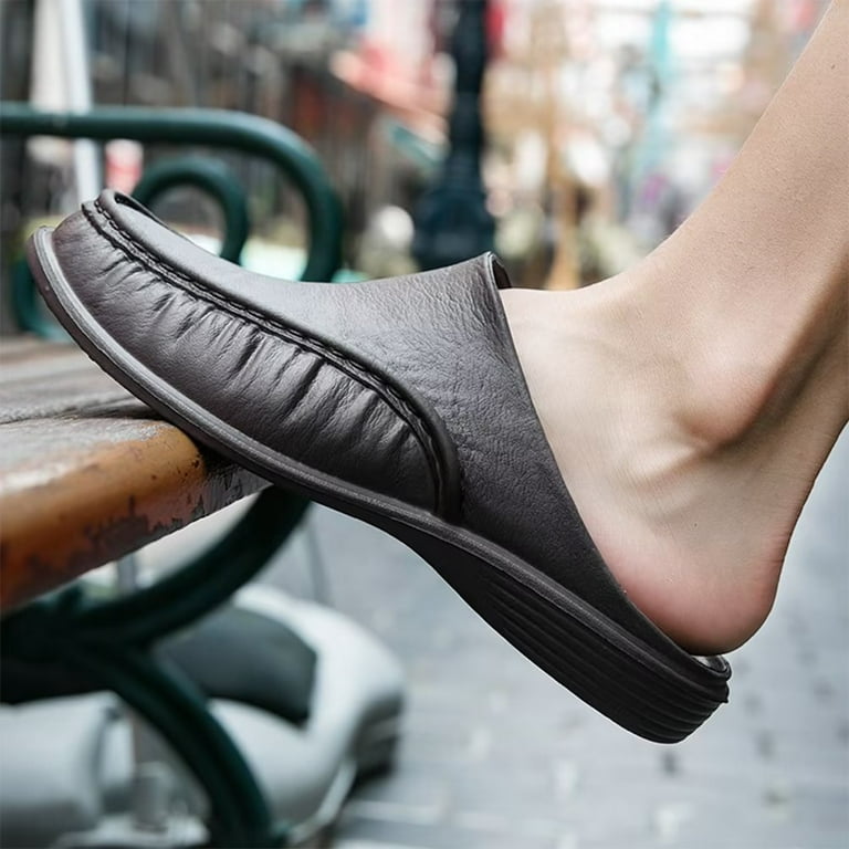 Dumajo Mens Sandals Slippers Mules Slides Slip on Lightweight