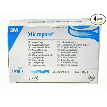 Micropore Surgical Medical Tape, 3 Inch X 10 Yards, Paper, 3M 1530-3, White - Box of (Best Surgical Medical Schools)
