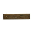 thumbnail image 3 of East West Furniture V-Style 15x72" Wood Dining Bench in White/Brown, 3 of 5