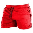 thumbnail image 1 of Plebaso Men's Running Shorts Gym Workout Athletic Shorts Casual Drawstring Sports Shorts with Pockets, 1 of 2