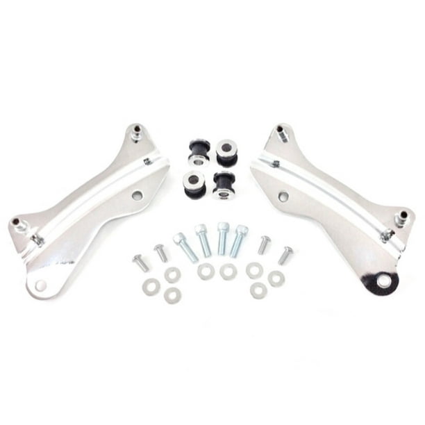 Chrome Detachable Sissy Bar Backrest 4 Point Docking Bracket Mount