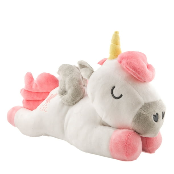Liverpool FC - Juguete de Peluche Diseño Unicornio (Blanco, Rosa)