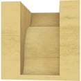 thumbnail image 4 of 6"W x 6"D x 6"H Wide Bryant Rough Cedar Woodgrain TimberThane Corbel, Primed Tan, 4 of 6