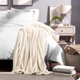 thumbnail image 5 of Bare Home Microplush Fleece Blanket - 300 GSM - Fuzzy Microfleece - Soft & Plush - Throw/Travel, Vanilla, 5 of 5