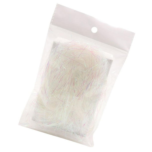 8 g/bolsa de hermosos trozos iridiscentes para suministros de fiesta de bodas para bolsas de regalo, cajas, blanco