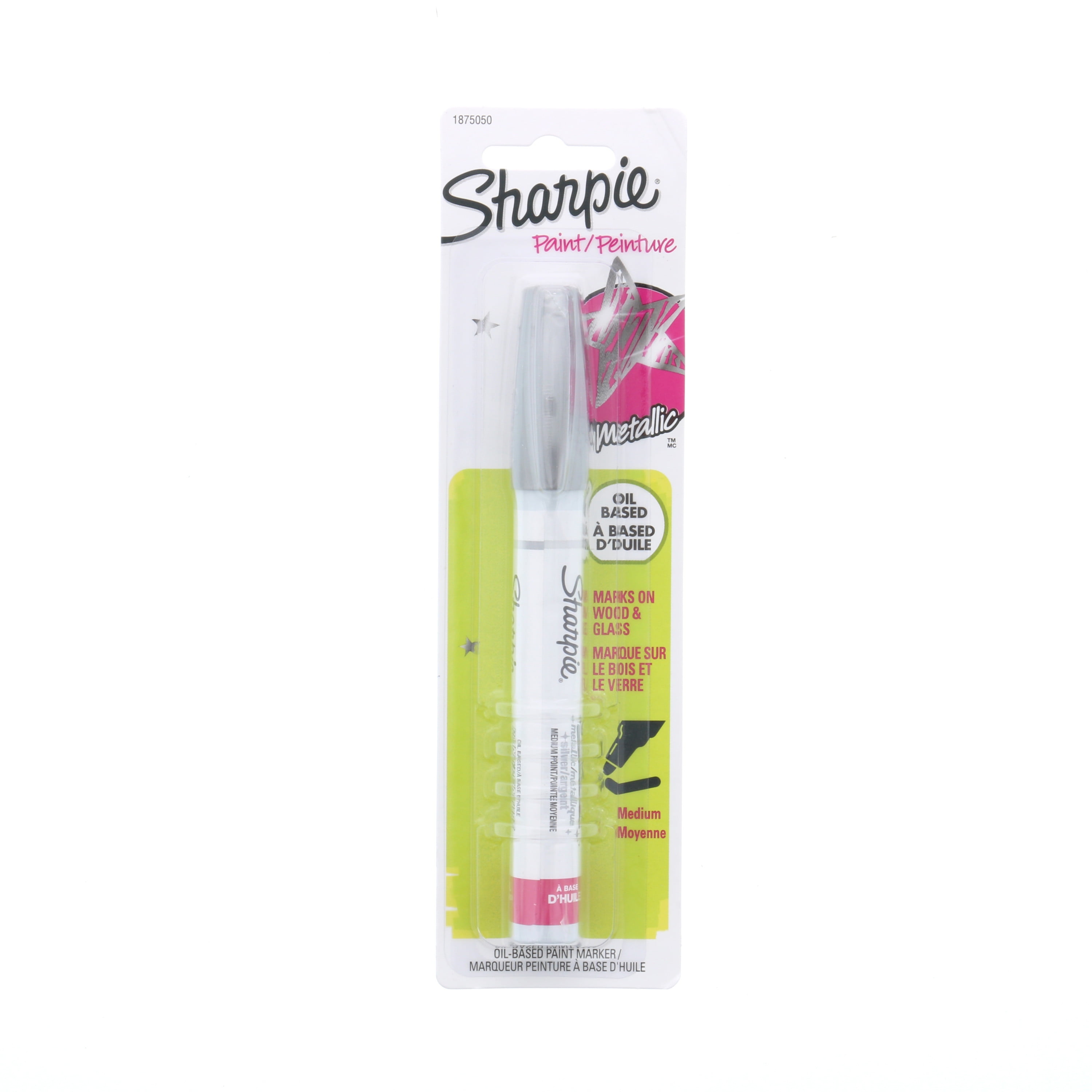 Sharpie Oil-Based Paint Marker, Medium, Silver
