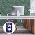thumbnail image 6 of Yayeee Toggle Light Switch Wall Plate 1-Gang 4.5"x2.7" Home Decorative Outlet Cover, Dark Blue Jellyfish Pattern, 6 of 7