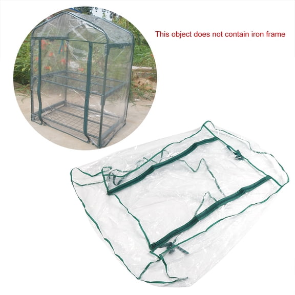 Cosiki Mini Portable Garden Green House Warm Greenhouse Flower Plants Gardening Outdoor (Not included The Iron Stand)