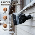 thumbnail image 2 of Outdoor Faucet Covers For Winter 9.8" X 6.3" Insulated Spigot Cover Hose Bib Covers For Patio Winterizing Home Must Have Faucet Cover For Outside Yard Copper Faucet Kitchen 3 Hole Kitchen, 2 of 4