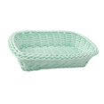 thumbnail image 2 of Cesta organizadora tejida a mano, cesta para servir, cesta portátil multifuncional para refrigerios Verde, 2 of 9