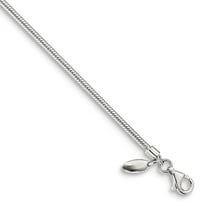 925 Sterling Silver Oxidized Fancy Lobster Closure Reflections Bead Bracelet 6.25 Inch Link Bracelet for Women