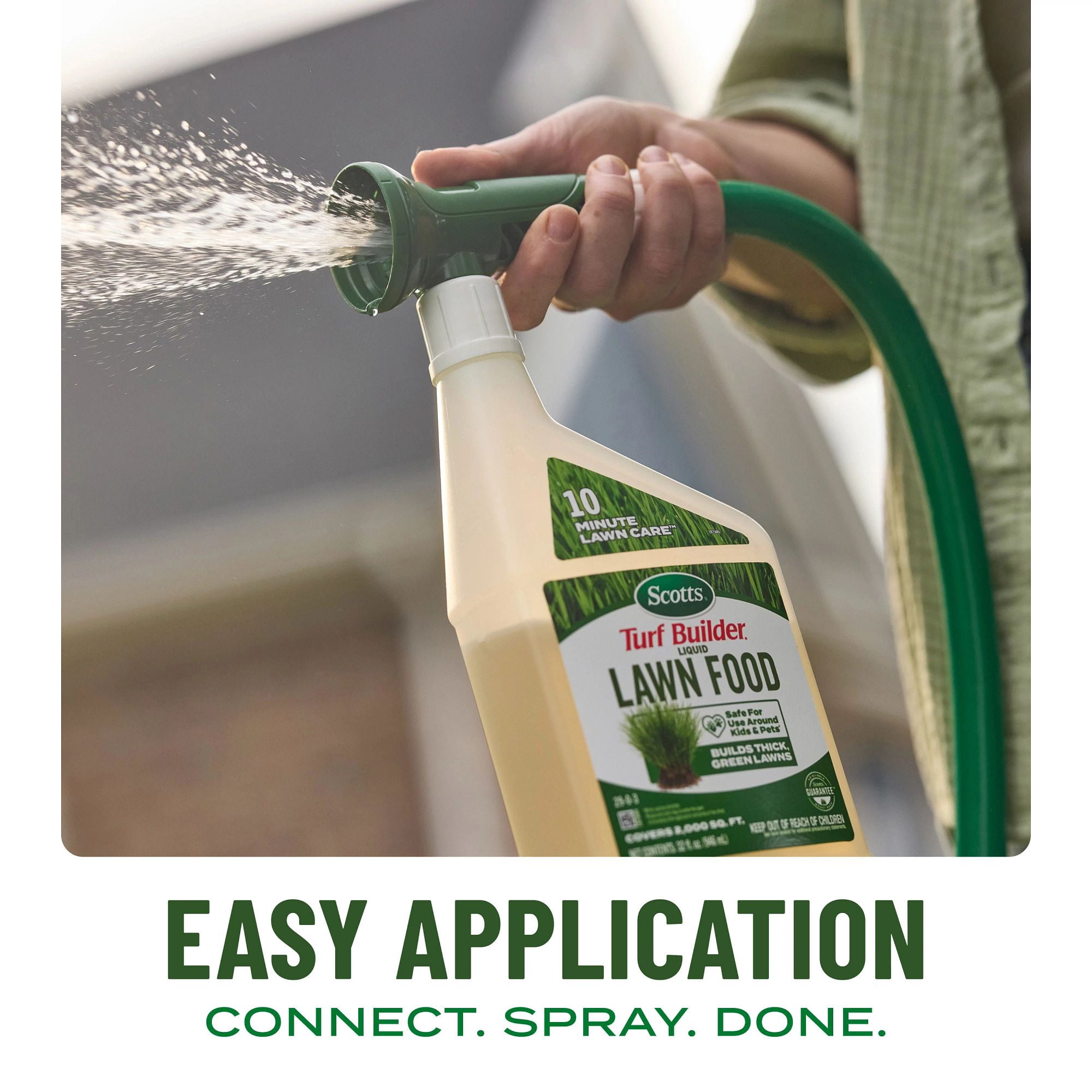 Scotts Turf Builder Liquid Lawn Food, Lawn Fertilizer, For Any Grass Type, 32 fl. oz.