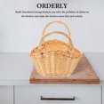 thumbnail image 3 of Cesta de mimbre para picnic con asa, cesta para huevos, organizador de alimentos, cesta de frutas de ratán para armario de cocina, despensa, armario de lavandería, 3 of 7